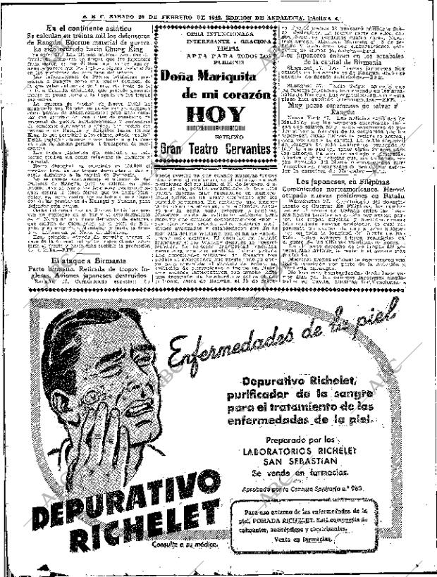 ABC SEVILLA 28-02-1942 página 4