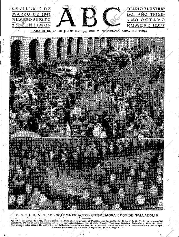 ABC SEVILLA 06-03-1942 página 1