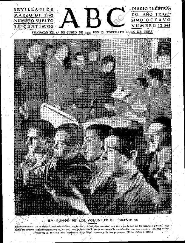 ABC SEVILLA 11-03-1942 página 1