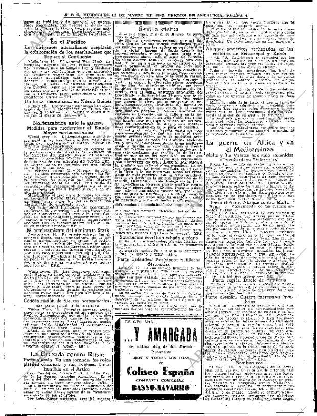 ABC SEVILLA 11-03-1942 página 4