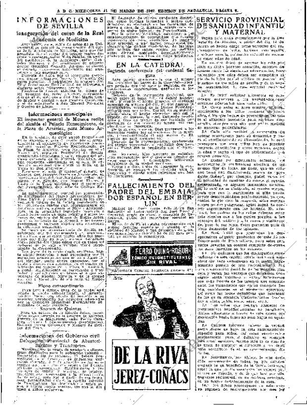 ABC SEVILLA 11-03-1942 página 9