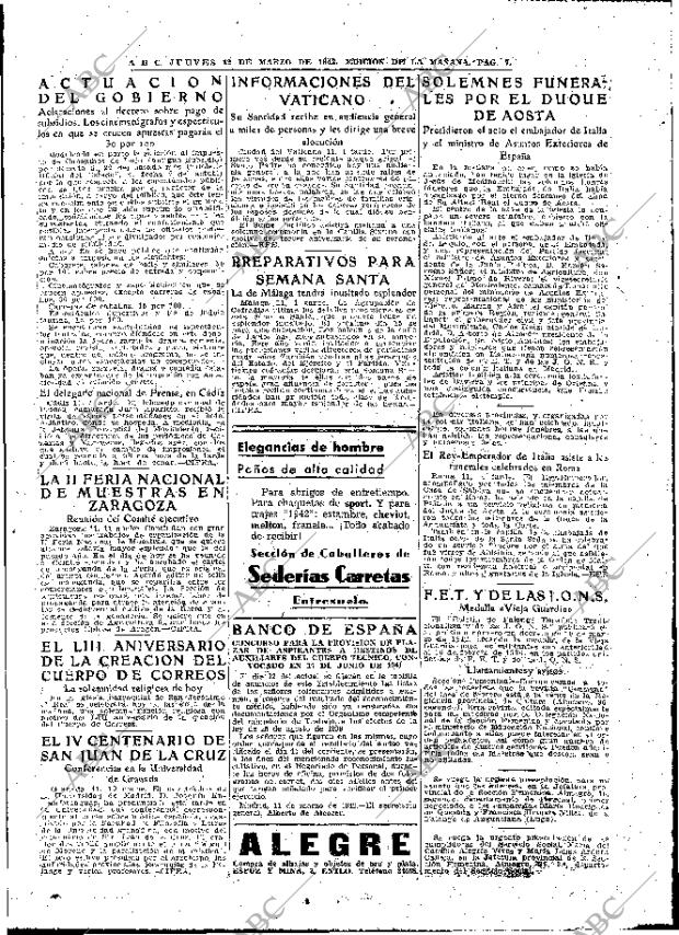 ABC MADRID 12-03-1942 página 7