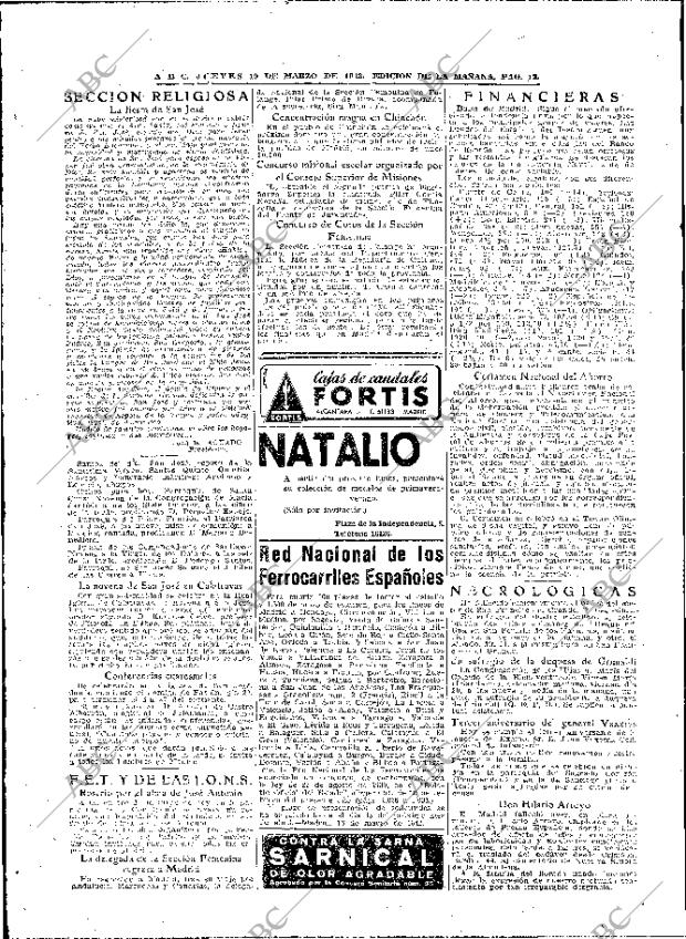 ABC MADRID 19-03-1942 página 12