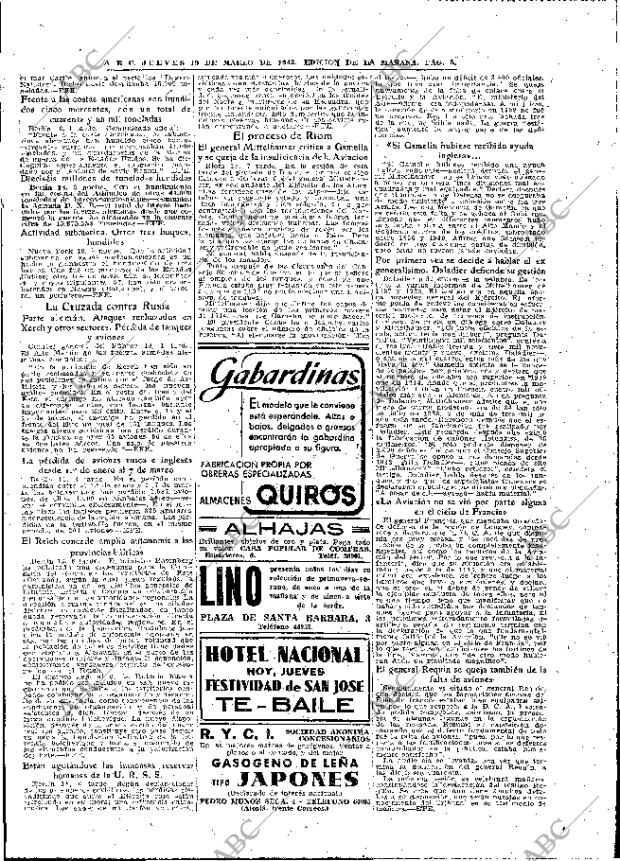 ABC MADRID 19-03-1942 página 5