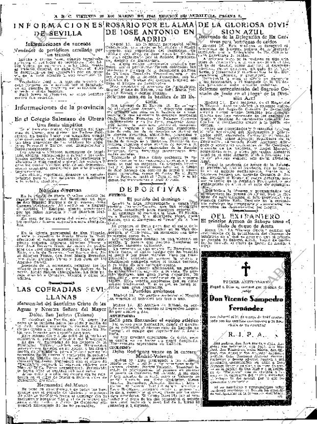 ABC SEVILLA 20-03-1942 página 8