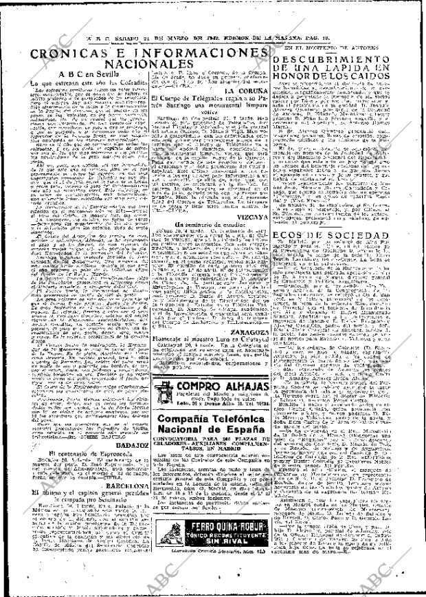 ABC MADRID 21-03-1942 página 10