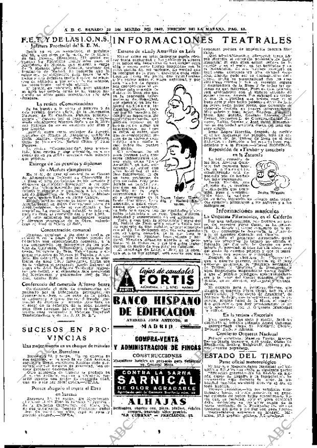 ABC MADRID 21-03-1942 página 13