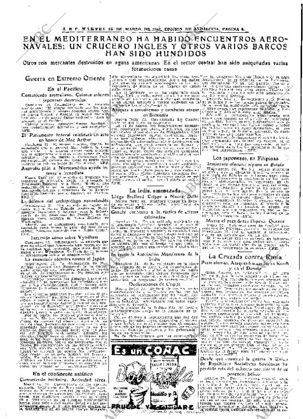 ABC SEVILLA 24-03-1942 página 5