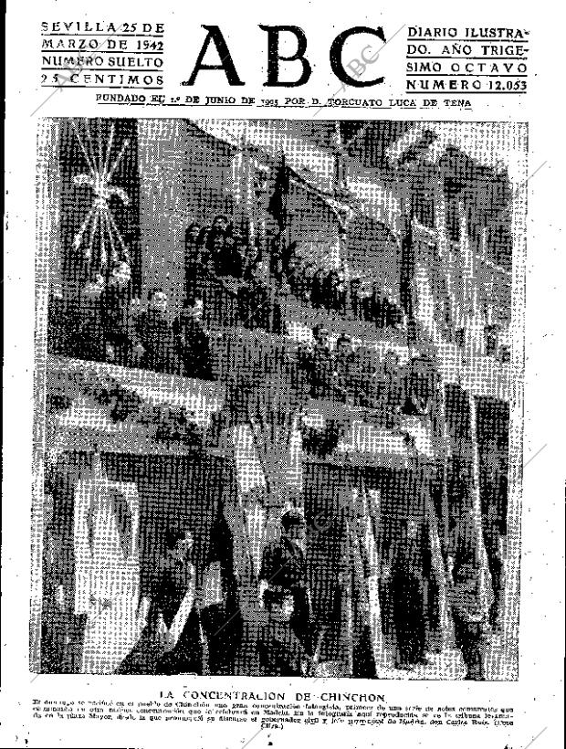 ABC SEVILLA 25-03-1942 página 1