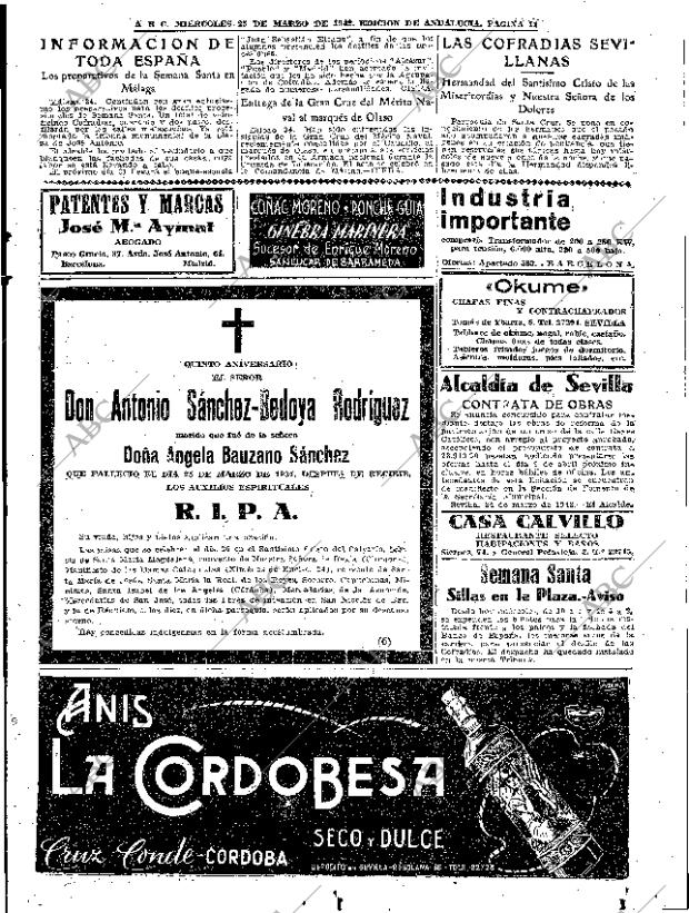 ABC SEVILLA 25-03-1942 página 11