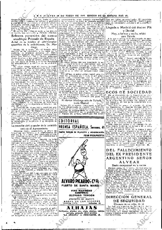 ABC MADRID 26-03-1942 página 10