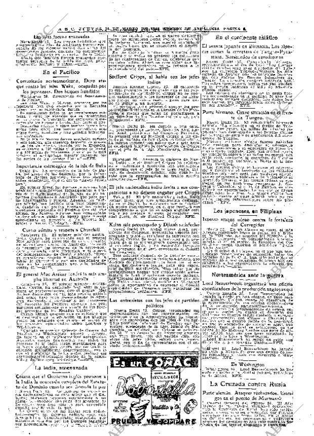 ABC SEVILLA 26-03-1942 página 6