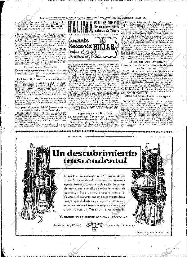 ABC MADRID 01-04-1942 página 26