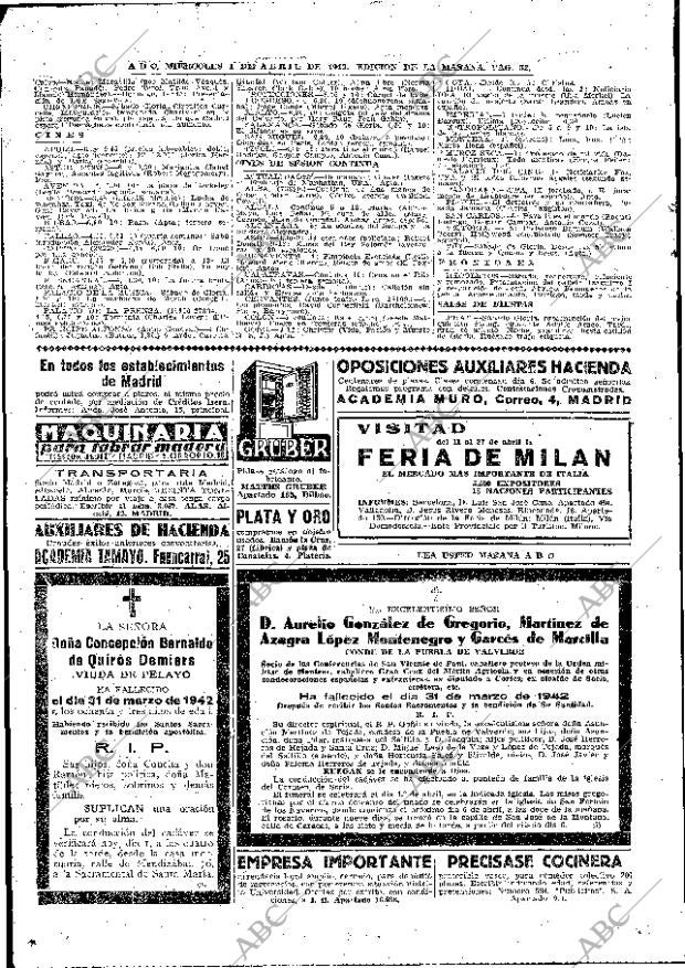 ABC MADRID 01-04-1942 página 32