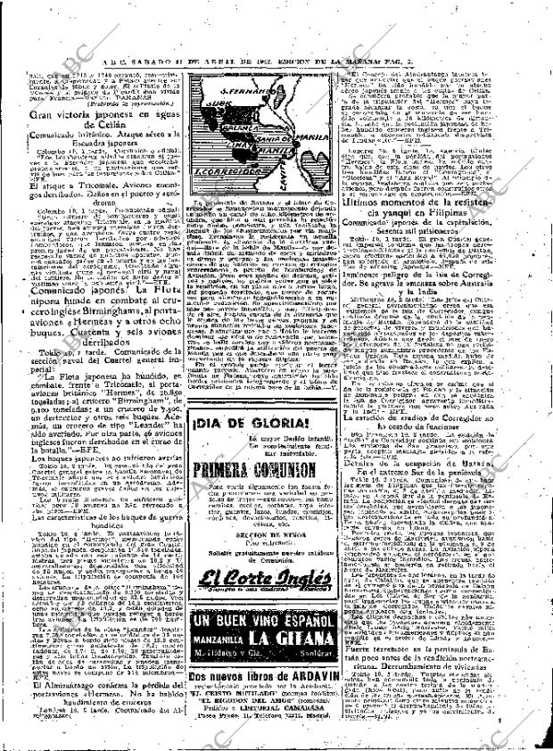 ABC MADRID 11-04-1942 página 5