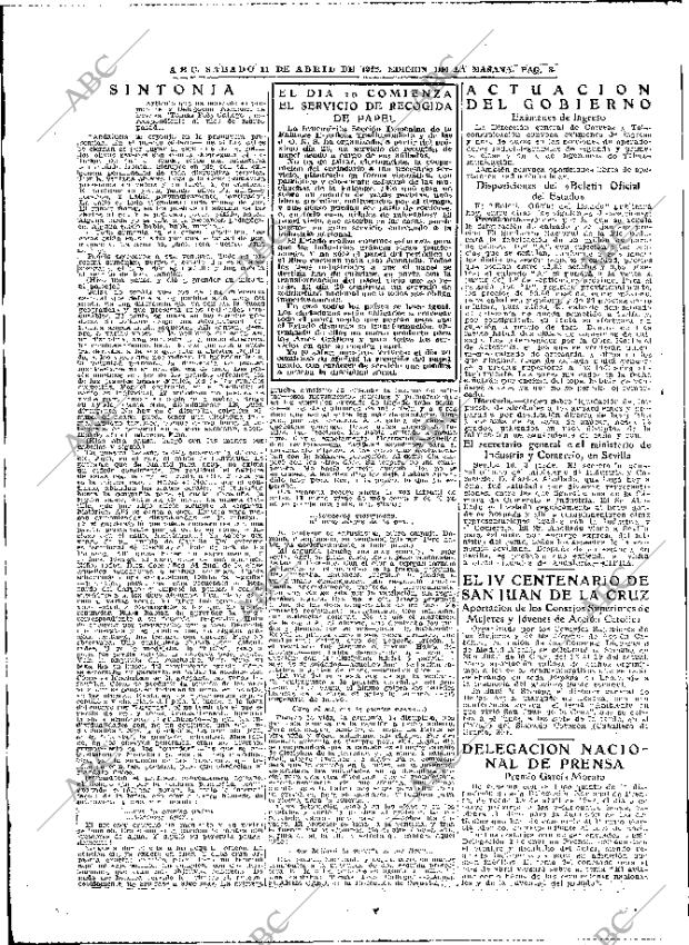 ABC MADRID 11-04-1942 página 8
