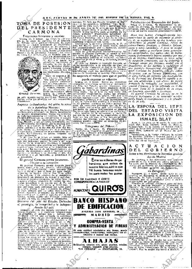 ABC MADRID 16-04-1942 página 9