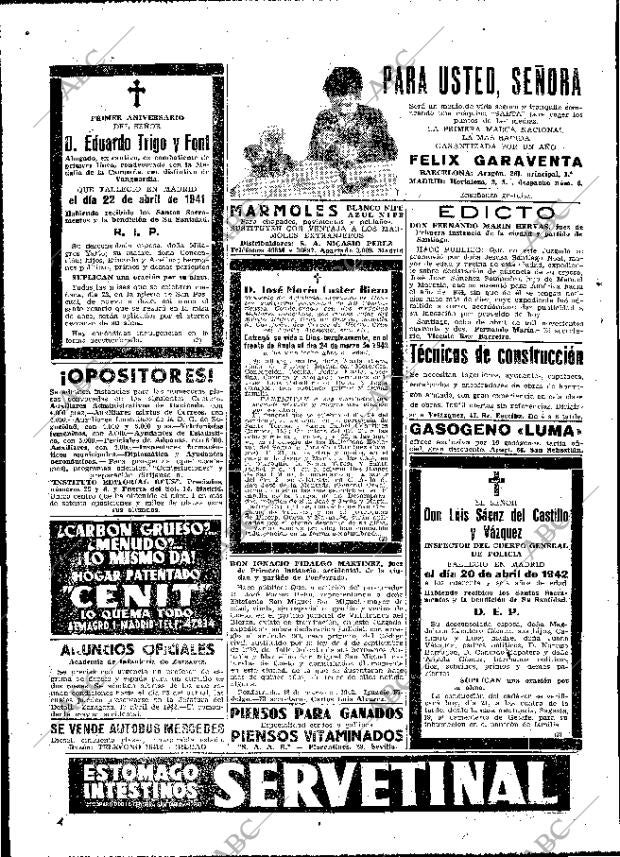 ABC MADRID 21-04-1942 página 16