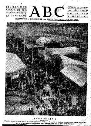 ABC SEVILLA 23-04-1942 página 1
