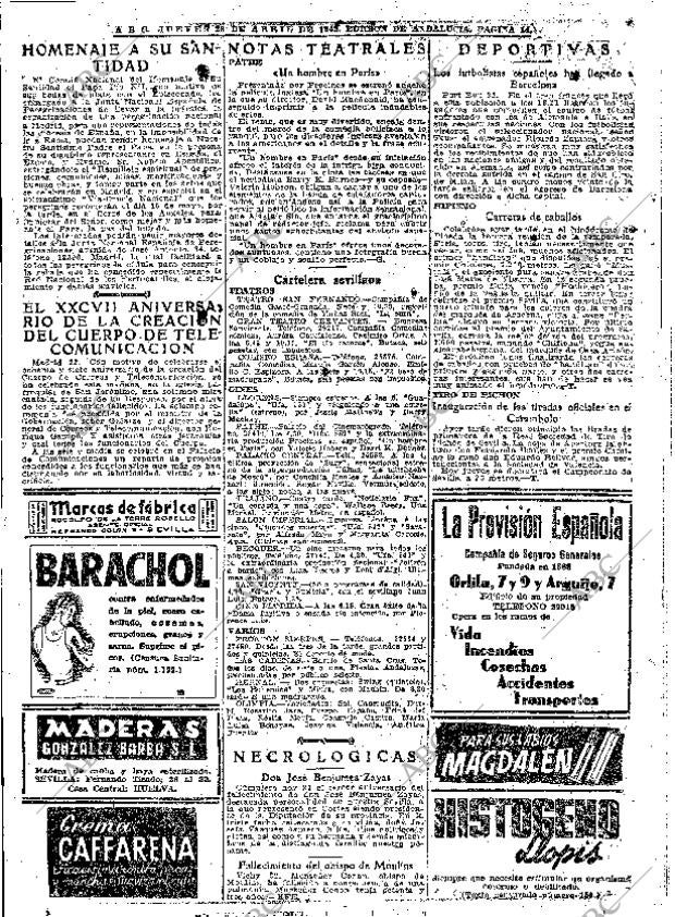 ABC SEVILLA 23-04-1942 página 14