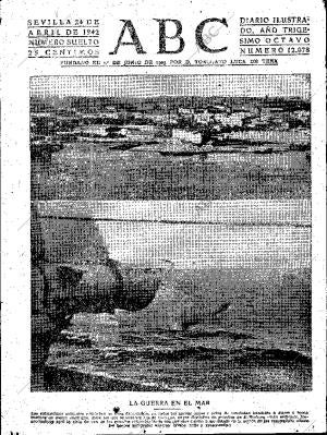 ABC SEVILLA 24-04-1942 página 1