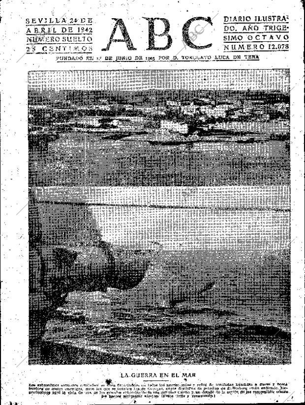ABC SEVILLA 24-04-1942 página 1