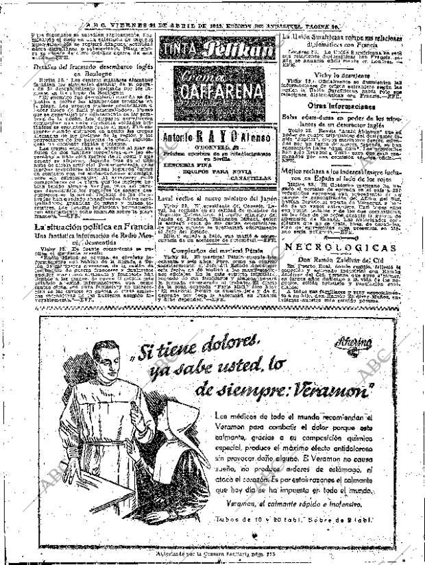 ABC SEVILLA 24-04-1942 página 10