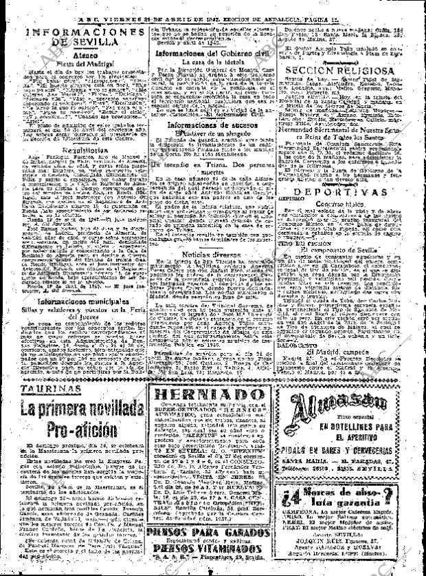 ABC SEVILLA 24-04-1942 página 11