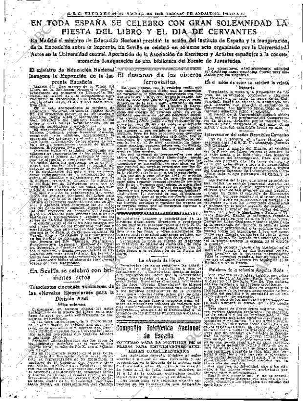 ABC SEVILLA 24-04-1942 página 5