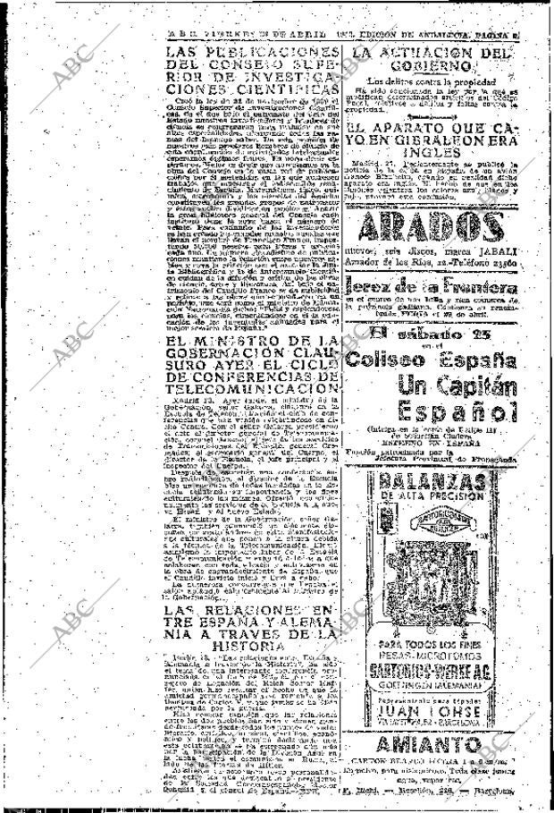 ABC SEVILLA 24-04-1942 página 8
