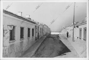 Una calle de Brunete, Construida por Regiones Devastadas durante la Guerra civil