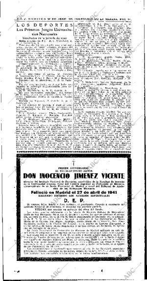 ABC MADRID 26-04-1942 página 21