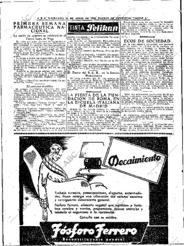 ABC SEVILLA 26-04-1942 página 2