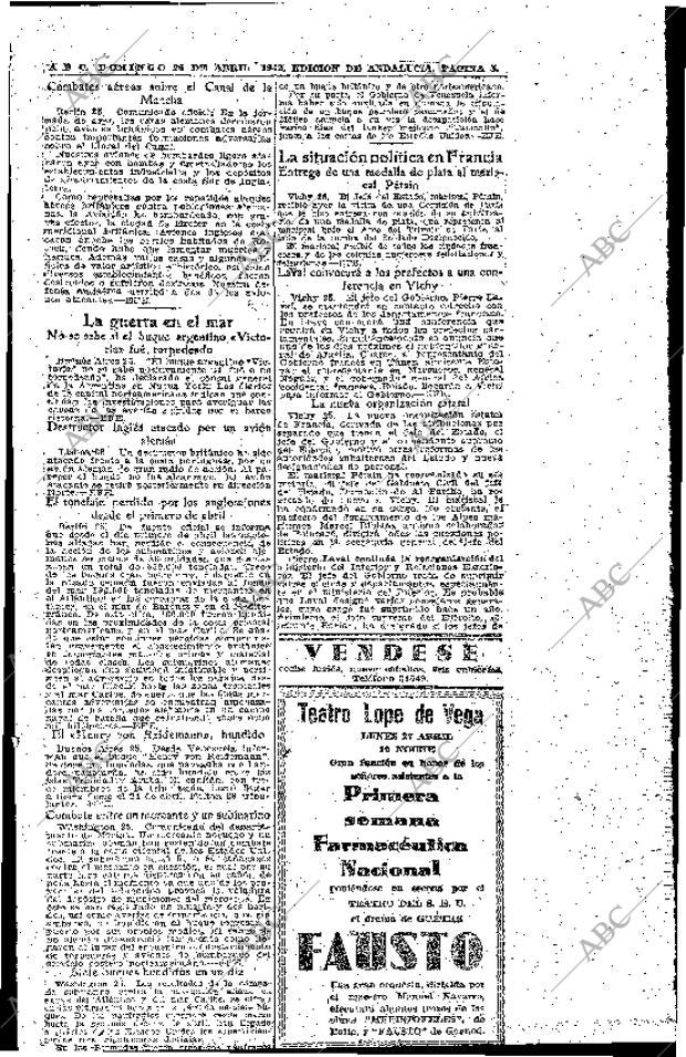 ABC SEVILLA 26-04-1942 página 5