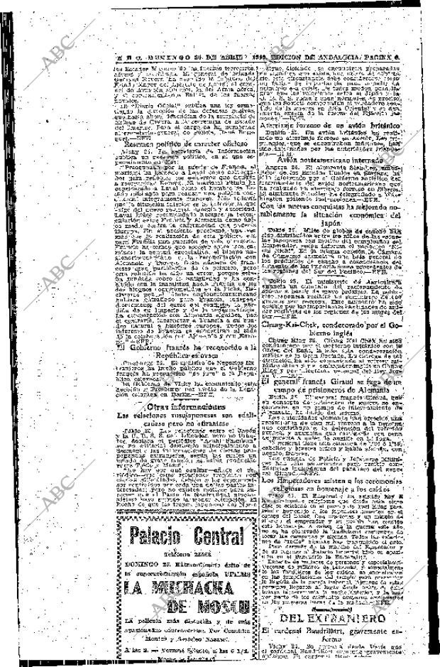 ABC SEVILLA 26-04-1942 página 6