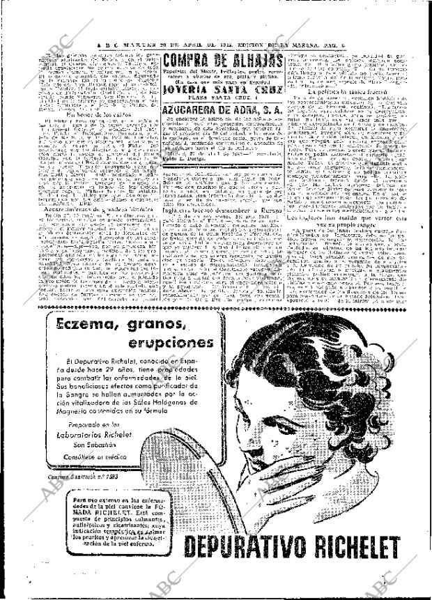 ABC MADRID 28-04-1942 página 6