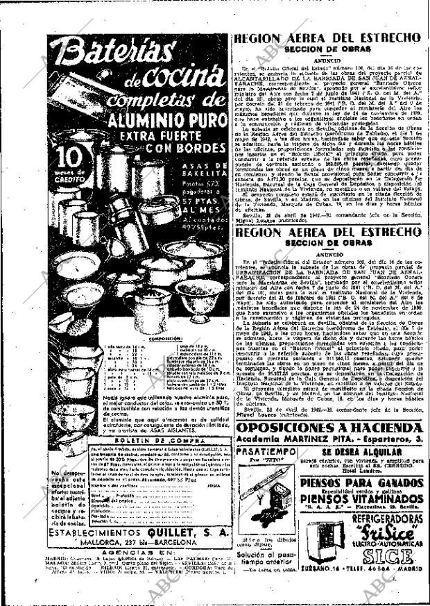ABC MADRID 29-04-1942 página 16