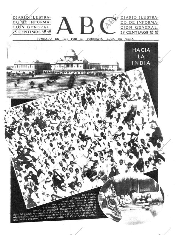 ABC MADRID 30-04-1942 página 1