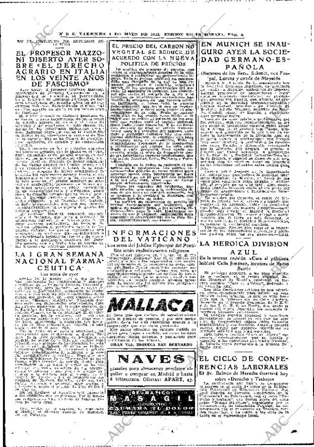 ABC MADRID 01-05-1942 página 8