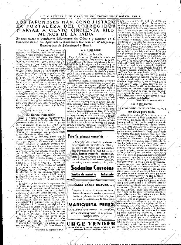 ABC MADRID 07-05-1942 página 9