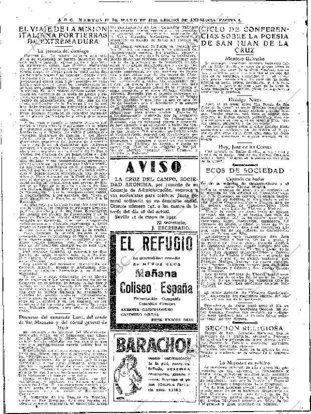 ABC SEVILLA 12-05-1942 página 6