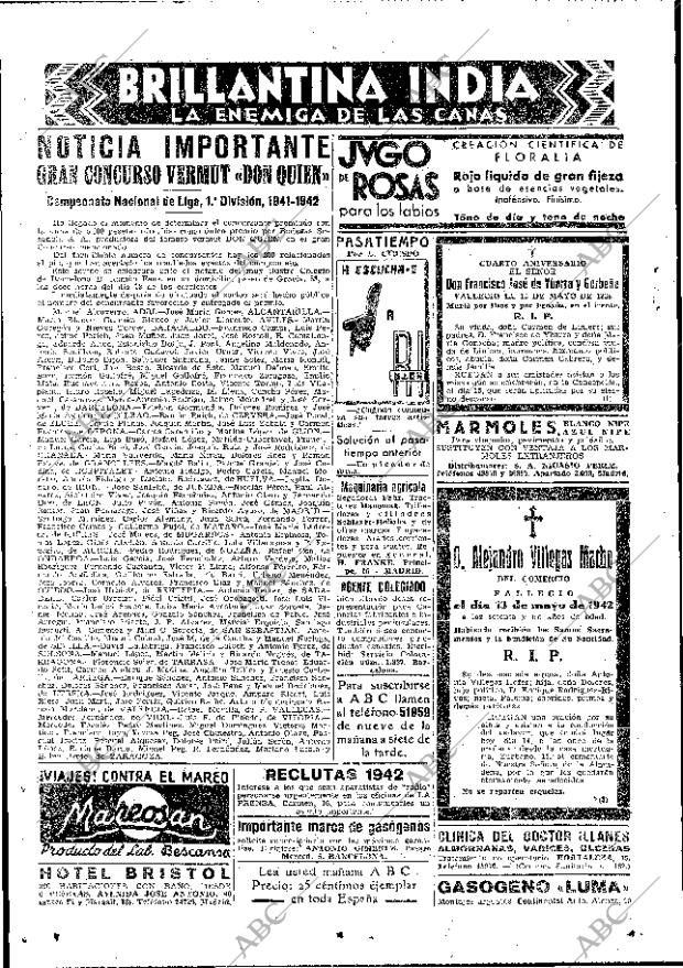 ABC MADRID 14-05-1942 página 22