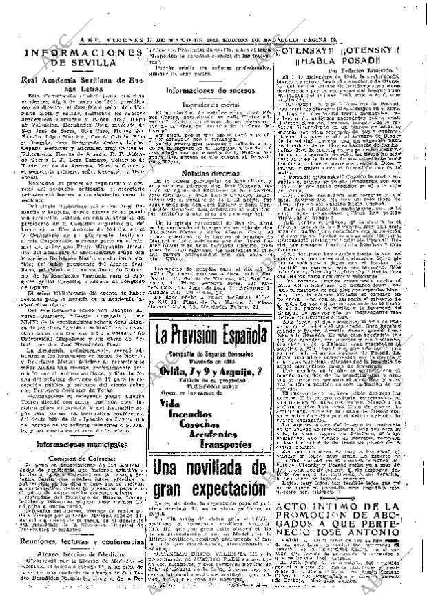 ABC SEVILLA 15-05-1942 página 19