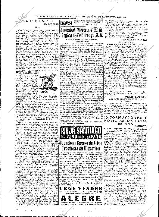 ABC MADRID 19-05-1942 página 14