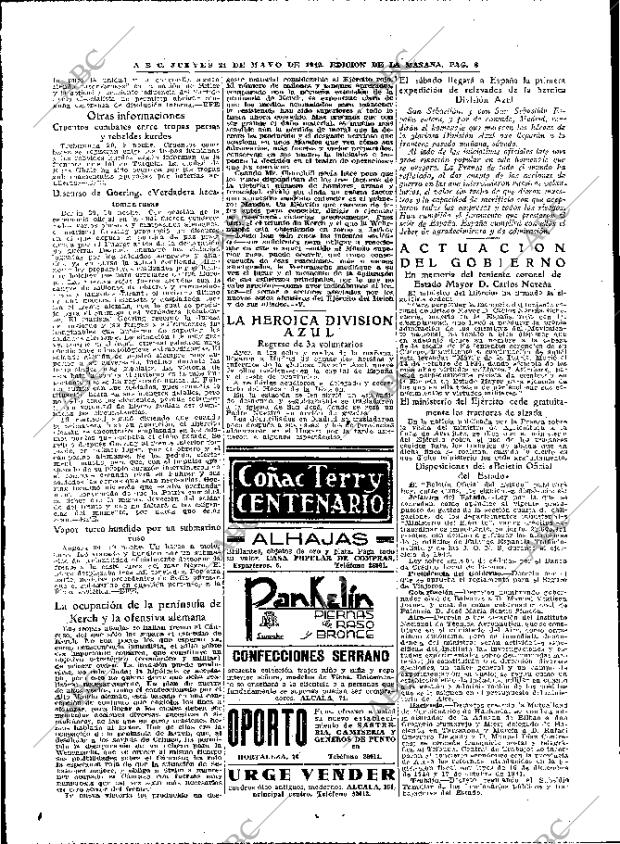 ABC MADRID 21-05-1942 página 8