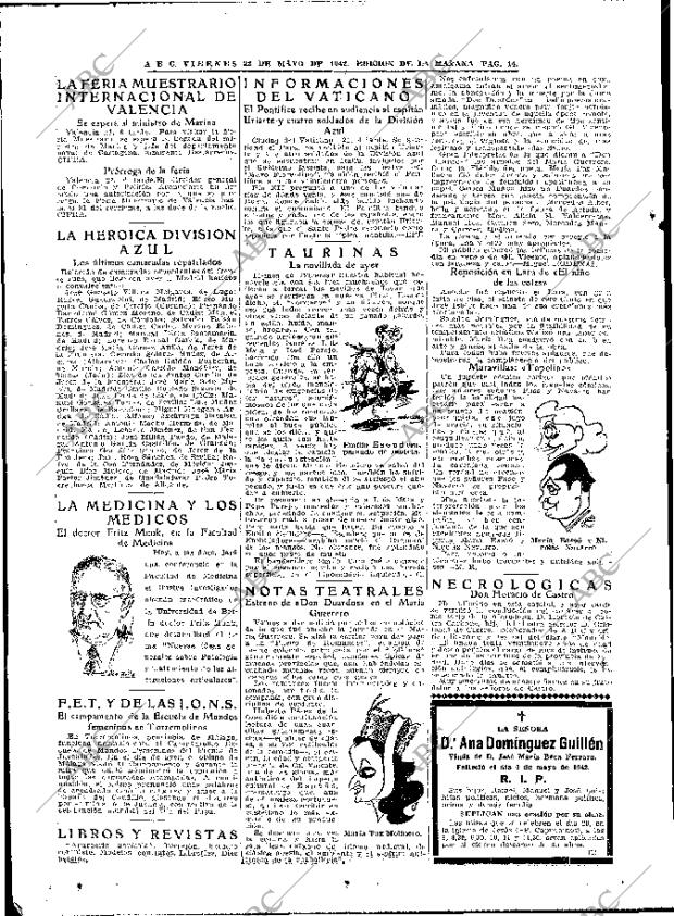 ABC MADRID 22-05-1942 página 14