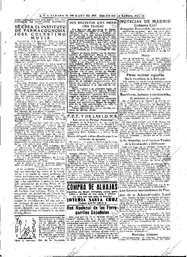 ABC MADRID 23-05-1942 página 11