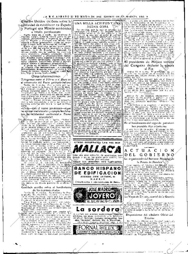 ABC MADRID 23-05-1942 página 8