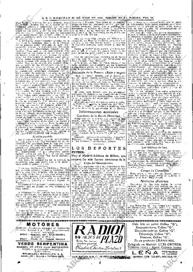 ABC MADRID 24-05-1942 página 19