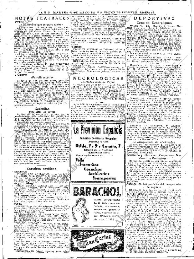 ABC SEVILLA 26-05-1942 página 14